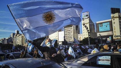 Se movilizaron sectores “anticuarentena” impulsados por la oposición derechista