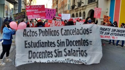 Docentes suplentes de Córdoba impulsan fondo de Lucha