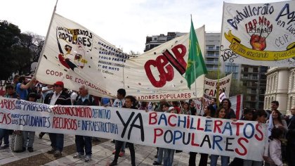 Bachilleratos populares: “Nuestros estudiantes son los perjudicados y por ellos peleamos”