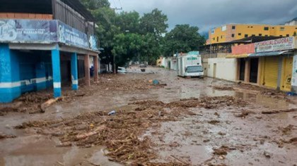 El desborde del río El Limón una alerta sobre lo que puede ocurrir en medio de la actual catástrofe económica y social