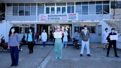 Hospital San Martín: trabajadores de higiene denuncian estar expuestos a contagios masivos