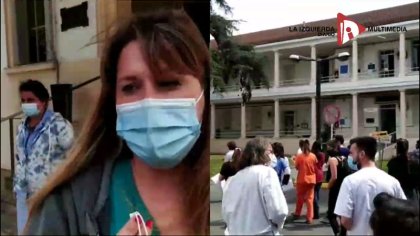 Protesta en el hospital Tornú - YouTube