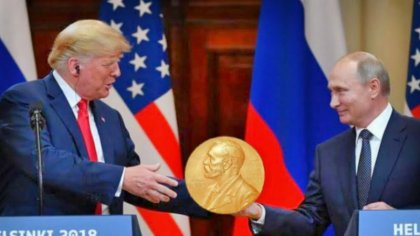 Vladimir Putin y Donald Trump nominados al Nobel de la Paz