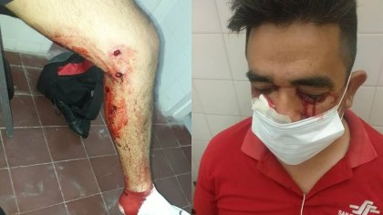  La Policía reprime brutalmente a choferes en La Rioja que exigen reincorporación