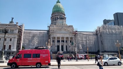 Intento suicida en la puerta del Congreso