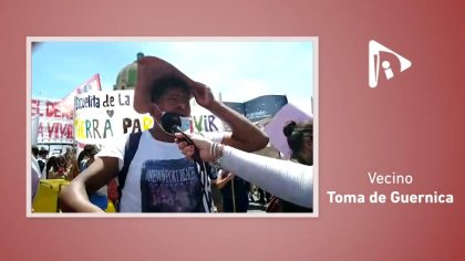 Familias de Guernica en La Plata: “La lucha sigue acá en las calles” - YouTube