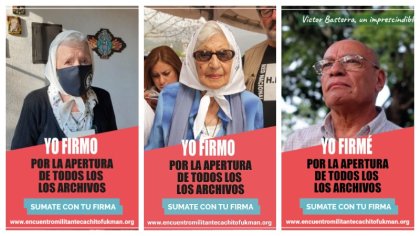 Sumá tu adhesión: campaña por la apertura de los archivos de la dictadura