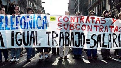 Contratas de Telecomunicaciones: "Acabar con la subcontratación. A igual trabajo igual salario"