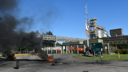 Piquetes en el sexto día de paro nacional de aceiteros