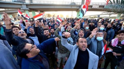 Protestas en Irak contra la devaluación de la moneda y la inflación