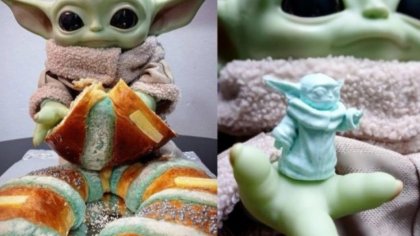 Roscas de una galaxia muy lejana: Baby Yoda aparece como muñequito