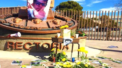 Realizan altar por Daniel Vargas, estudiante asesinado de la UACJ