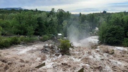 Fuerte temporal en La Falda, Huerta Grande y Villa Giardino