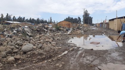 Lluvia en campamentos de la zona sur: “Nosotros no estamos mendigando nada, nosotros queremos una solución habitacional”