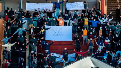 Protestas de migrantes en Canarias contras las políticas racistas del gobierno “progresista” 