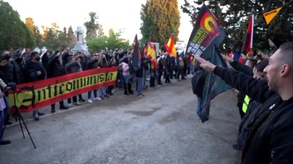 "El judío es el culpable": acto de neonazis en Madrid en homenaje a tropas fascistas