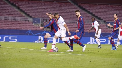 Goleada histórica del PSG al Barcelona en el Camp Nou, de la mano de Mbappé