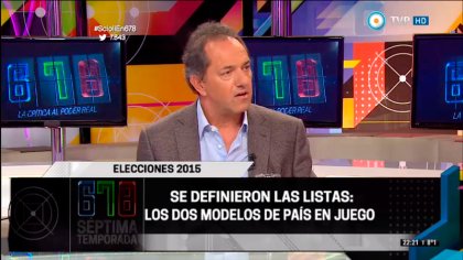 Scioli en 678: un cuento chino