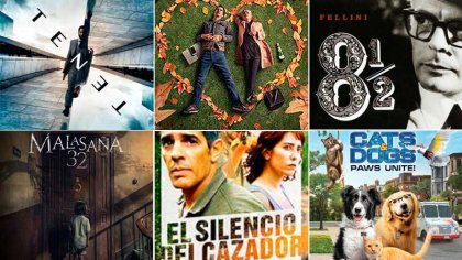 El jueves 4 vuelven los cines, toda la programación