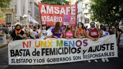 [Fotogalería] Multitudinaria marcha del 8M en Rosario por #NiUnaMenos