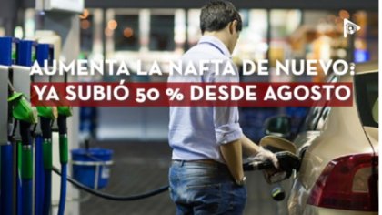 Aumenta la nafta de nuevo: ya subió 50% desde agosto - YouTube