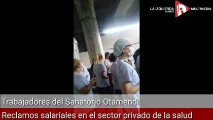 Trabajadores de la salud del sector privado reclaman aumentos salariales - YouTube