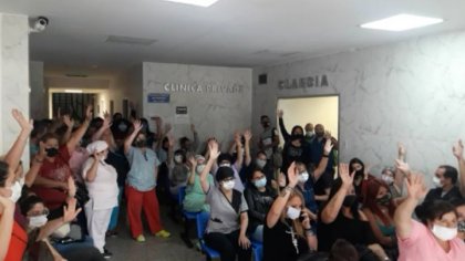 Trabajadores de la Clínica San Andrés convocan a un encuentro solidario con su lucha