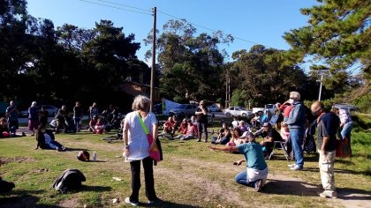 Movilización en Necochea contra alambrado del Parque Miguel Lillo