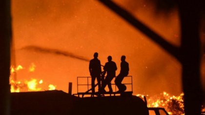 Nuevo incendio en la papelera Sanovo de Cipolletti 