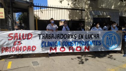 Clínica Constituyentes de Morón: los trabajadores llevan adelante paro y movilización 