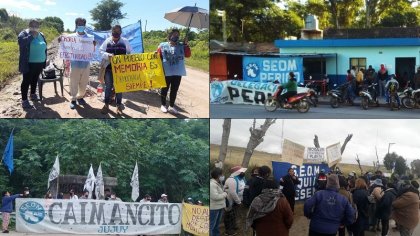 Municipales realizan jornada provincial de lucha en Jujuy