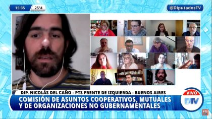 Del Caño: "Le cortaron la luz a Zanón por apoyar a los trabajadores de la salud en Neuquén"