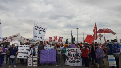 Estudiantes se organizan en apoyo a la lucha de salud en General Roca 