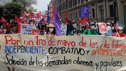 Trabajadoras/es salen a las calles para reconquistar derechos laborales