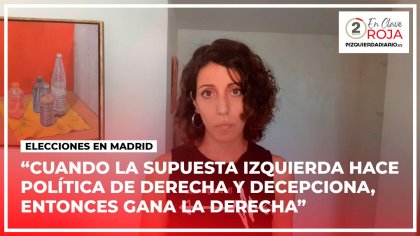 Lucía Nistal #4M: "Cuando la supuesta izquierda hace política de derecha, entonces gana la derecha" - YouTube