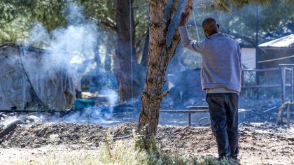 Otro incendio en un asentamiento de temporeros causa la muerte de dos de ellos