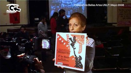 Raymundo Gleyzer, día del documentalista en 2008 con Juana Sapire (Bellas Artes UNLP) - YouTube