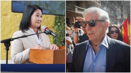 Keiko Fujimori juró respetar la democracia ante MVLL y el golpista Leopoldo López 