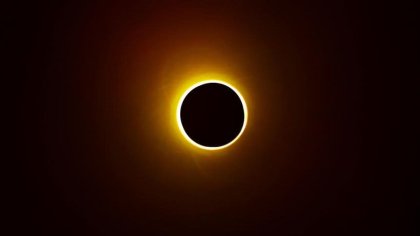 El primer eclipse solar anular de 2021 permitió ver un "anillo de fuego" en el Polo Norte