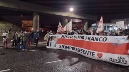 Familiares, amigos y organizaciones cortaron Panamericana por Justicia para Franco Cardozo