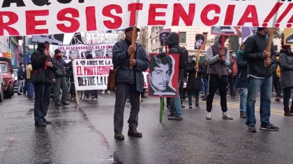 Marcha a 48 años del golpe de Estado