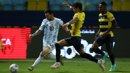 Argentina en semifinales: contundente 3-0 ante Ecuador, con un Messi brillante