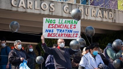 Este martes paro y movilización del personal de salud porteño por salario y reconocimiento