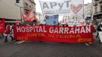 Profesionales de la salud de Lugano, apoyan a los trabajadores del Garrahan - YouTube