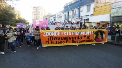 Masivo reclamo por la aparición con vida de Guadalupe Lucero Cialone