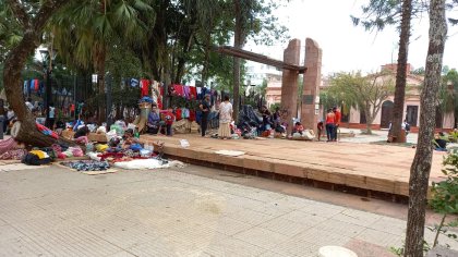 MISIONES: Tareferos se movilizaron a Posadas para pedir subsidios y exigen ser atendidos por el gobernador