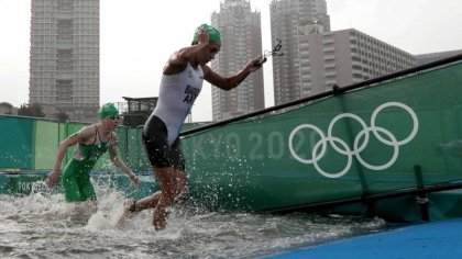 Romina Biagioli completó el triatlón con una costilla fracturada