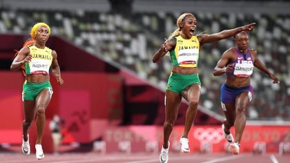 Elaine Thompson-Herah ganó el oro con un nuevo récord mundial en los 100 metros llanos