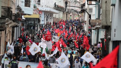 Jornada de movilizaciones en Ecuador contra el aumento de los combustibles