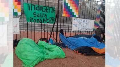 “No podemos seguir así”: comunidades wichí acampan en el Congreso y piden cita con Fernández